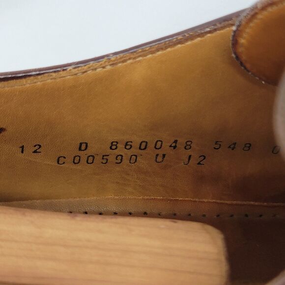 Cole Haan "Calhoun" Mens Brown Leather Split Toe Derbys Size US 12 D Made India - Picture 10 of 16